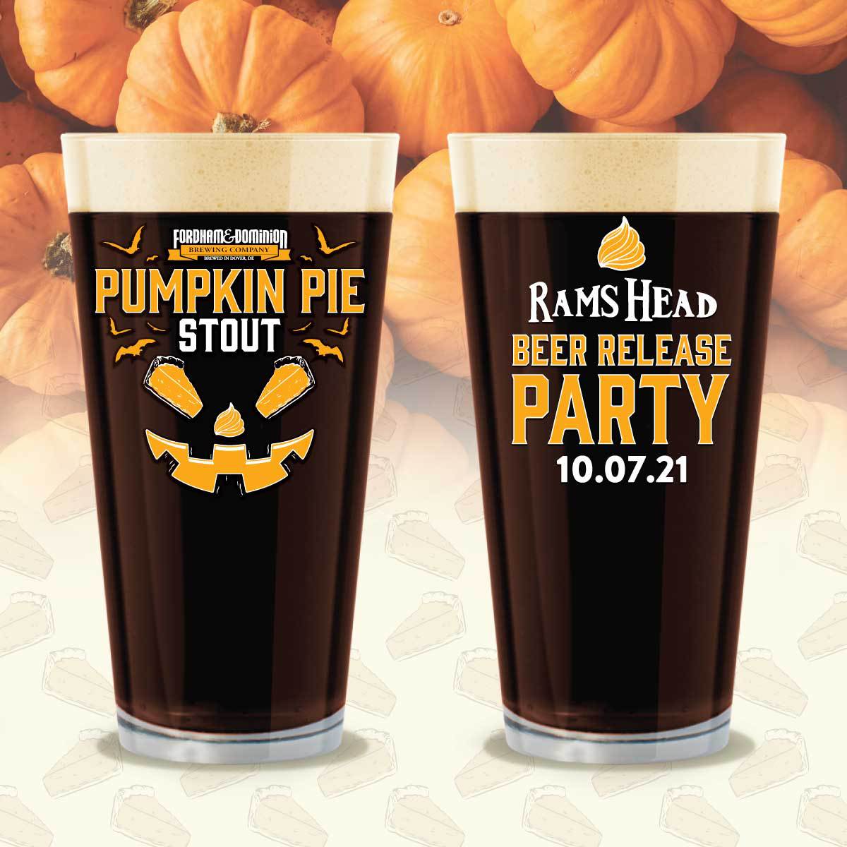 Pumpkin Pie Stout Upcoming Beer Release at Rams Head