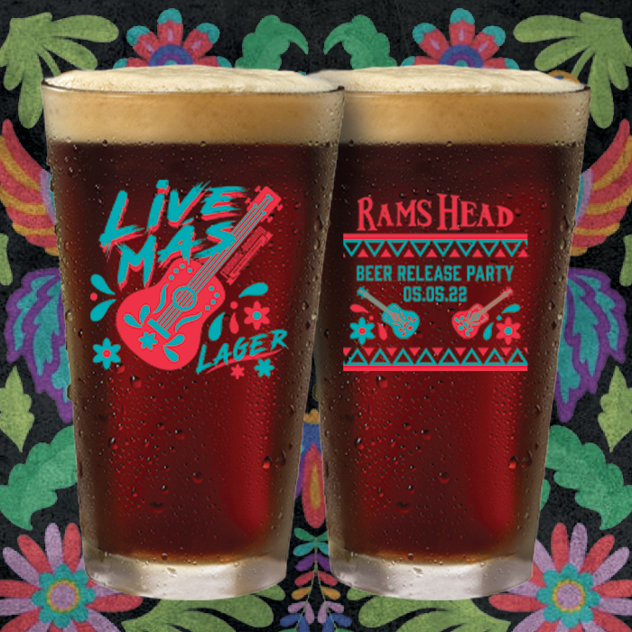Live Mas Lager Upcoming Beer Release at Rams Head