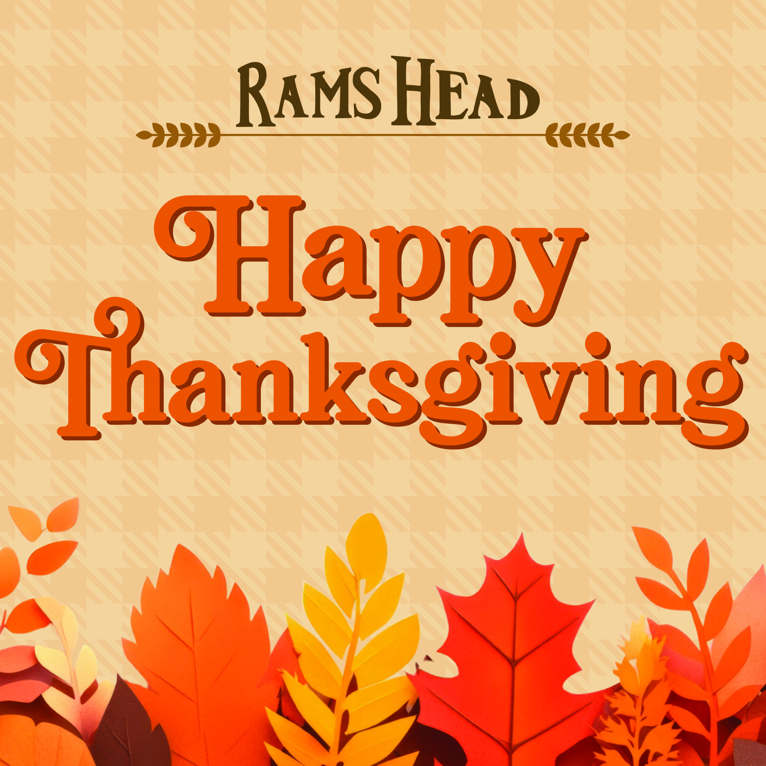 Thanksgiving Day at Rams Head